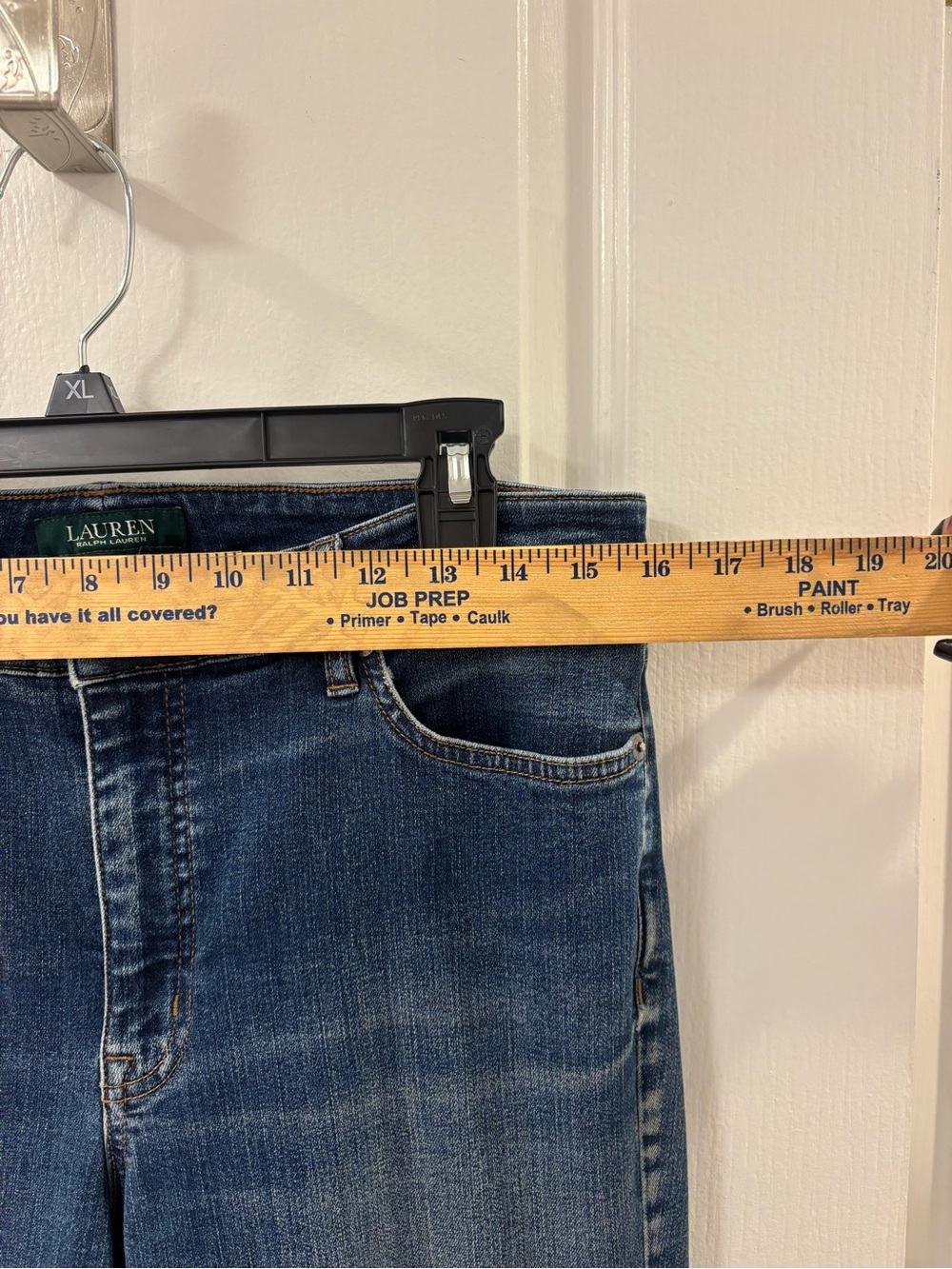 Lauren Ralph Lauren Women’s Straight Leg Jeans in Blue Wash 12 - Picture 7 of 9